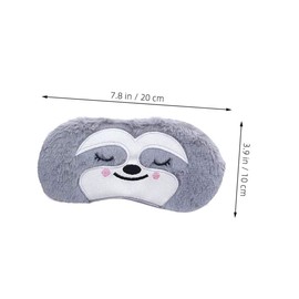 VICASKY 2pcs Cute Animal Sleeping Mask Soft Plush Eye Covers for Fluffy Blindfold with Light Blocking for Comfortable Naptime and Sleep for Boys
