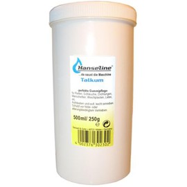 Hanseline Talcum Rubber Care Tin (500 ml)