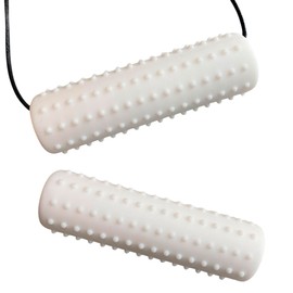 Chewigem Chewable Cactus, White, Set of 2