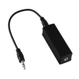 Ground Loop Noise Isolator Eliminating Audio Noise Effectively for Car Audio System Home Speaker with 3.5mm Audio Cable VCXN