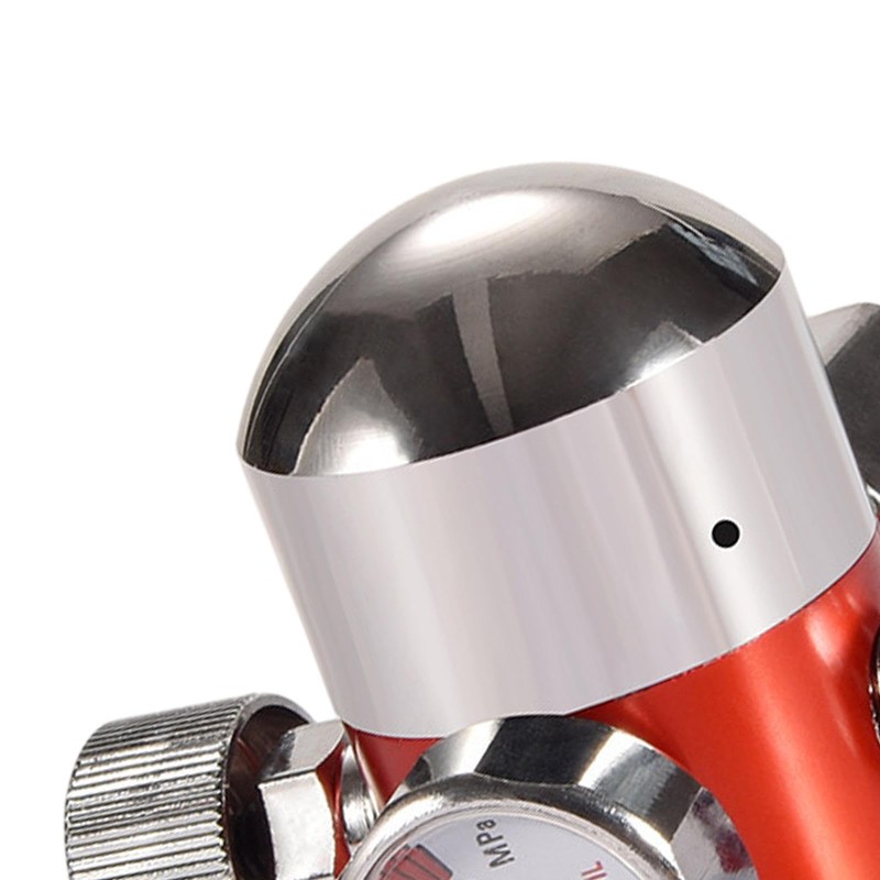 TENOL Gas Argon Quick Connector Fitting with Gauge M16x1.5 Outlet