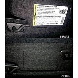 C7 Corvette Stingray/Z06/Grand Sport 2014+ Airbag Warning Cover Overlays - OEM Fabric (Pair)