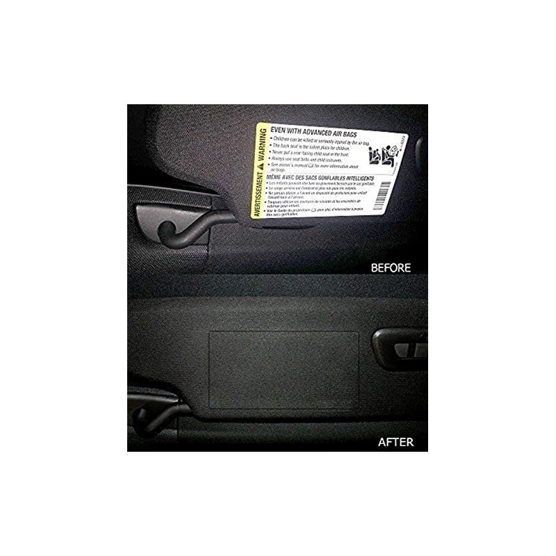C7 Corvette Stingray/Z06/Grand Sport 2014+ Airbag Warning Cover Overlays -