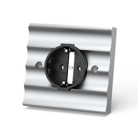 Viborg Schuko Socket VE02R Socket Pure Copper Rhodium-Plated Wall Socket Processed Socket Aluminium Alloy