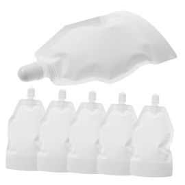 Baluue 6pcs Travel Toiletry Bottles Refillable Squeeze Pouches for Makeup Shampoo Conditioner Leakproof Compact