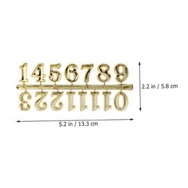 Gatuida 3Sets DIY Wall Clock Numerals Arabic Number Replacement for Home Clocks Easy to Use Reliable Craft Clock Numbers Kit for DIY Decoration and Repair