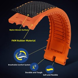 Danxancy FKM Rubber Nylon Watch Band 20mm 21mm 22mm 23mm 24mm Fluororubber Waterproof Soft Breathable Durable FKM Rubber Watch Band Universal Replacement Band Strap for Men Women