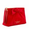 Victoria's Secret RED VELVET GLAM Make Up Bag Wristlet Clutch