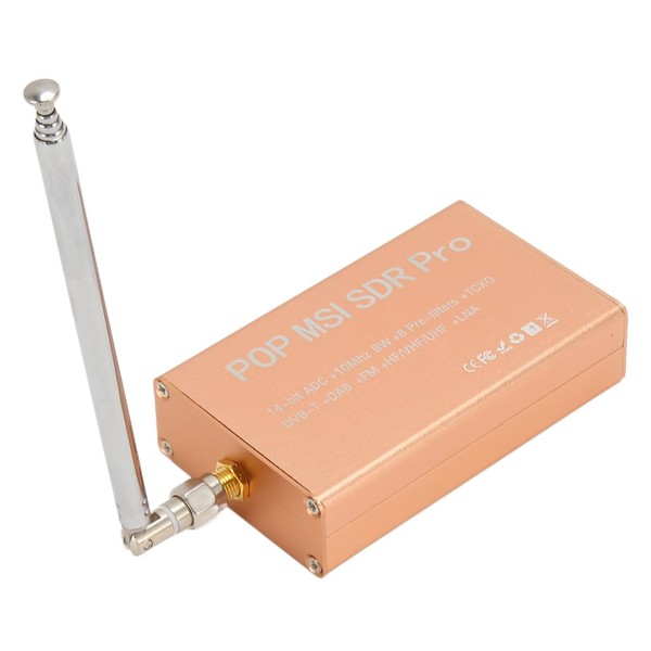 SDR Receiver 10KHz to 2GHz Broadband 14bit POP MSI SDR Pro Software Defined Radio for IOS Windows Linux Android RPi 2 3