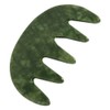 Healeved Scalp Massager Creative Wide Tooth Comb Gua Sha Jade