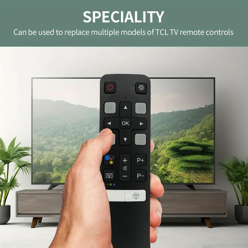 Universal Replacement Remote Control for TCL-Android-TV-Remote,New Upgraded RC802V for TCL