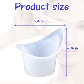 4 Piece Eye Wash Cup Set - Reusable Eye Wash Cups for Eye Irrigation, and Cleaning – Ideal for Personal Care, Home