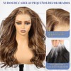 HAIRCUBE Peluca Sintética De Encaje Frontal Hd De 13 X