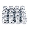 Honda "Genuine Type" 4 Hole Wheel Short Nut Chrome Plated