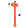 NEIKO 02847A 2 LB Dead Blow Hammer, Neon Orange |