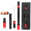 Phoelux Cigar Punch Multitool 4-in-1 Cigar Draw Enhancer Tool, Twin