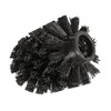 Wenko 19786100 Spare brush head with adapter Black Ø 8