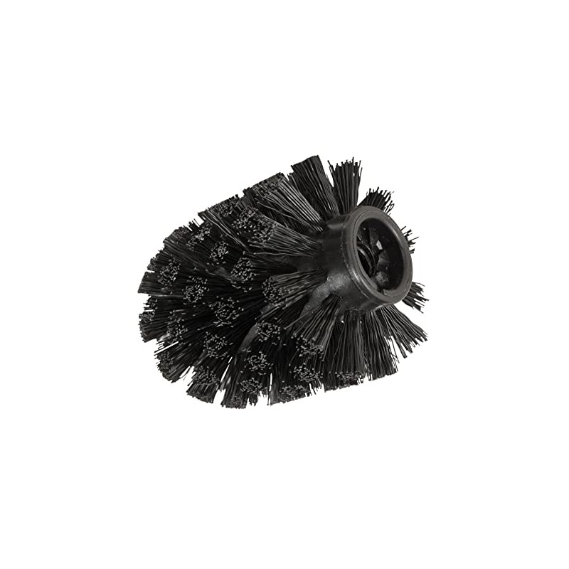 Wenko 19786100 Spare brush head with adapter Black Ø 8