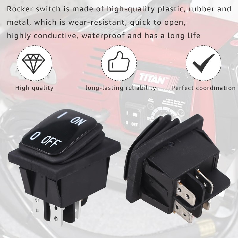 Wllead 704-380 Rocker Switch Compatible with Titan 44 Electric Airless