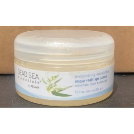 AHAVA DEAD SEA ESSENTIALS INVIGORATING EUCALYPTUS SUGAR-SALT SPA SCRUB 11.5 OZ