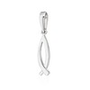 NKlaus ICHTHYS Christian Fish Symbol Pendant 925 Silver Spiritual Silver