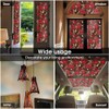 Modern Gold Red Rose Flowers Stained Glass Window Films Decorative