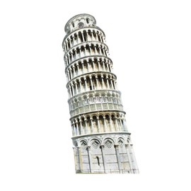 Advanced Graphics Leaning Tower of Pisa Life Size Cardboard Cutout Standup - Italy Party Theme