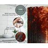 MYYJYY Fall Forest Shower Curtain Autumn Maple Leaves Sunshine Tree