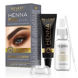 Eyebrow Colour Graphite Grey Hen Kit with Argan Oil and Castor Oil