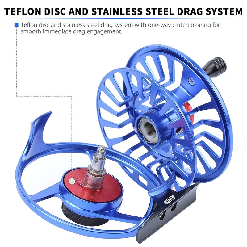 Maxcatch Avid Fly Reel with CNC-machined Aluminum Alloy Body 1/3,3/4,