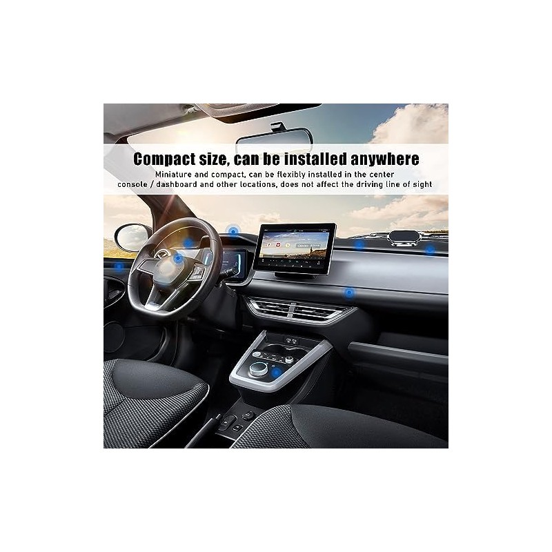 Ziciner - Soporte Magnético para Teléfono de Coche, 360 Ajustable