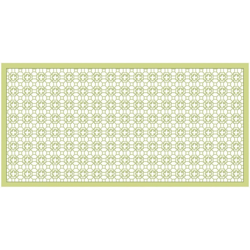 Garden Trellis Cloth Tablecover in Green - 1 Tablecover
