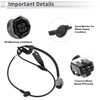 RATCHROLL Rear Left ABS Wheel Speed Sensor for Toyota Camry
