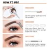 SHEEYOON Eyebrow Stamp Stencil Set, Eyebrow Pomade with 10 Simple