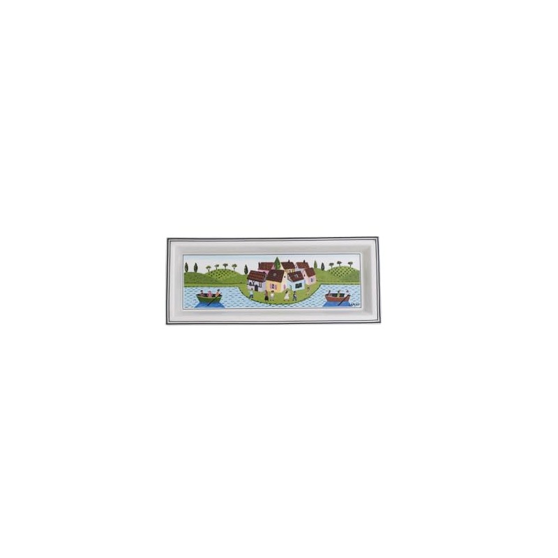 Villeroy und Boch Design Naif Gifts Rechteckige Schale, Premium Porzellan,