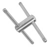 Stainless Steel Billiard Cue Tip Suppressor Tool Shaper for 11/14mm