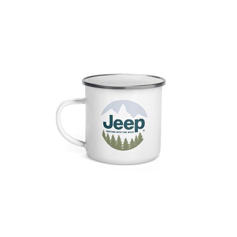 Jeep Wilderness 12 oz Enamel Mug