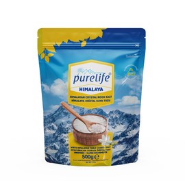 Purelife White Himalayan Coarse Salt – 1.1 lbs | Unrefined Natural Rock Crystals for Grinders & Mills | Coarse Kosher Certified | Sourced from the Same Mine as Pink Himalayan Salt