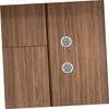 TEHAUX 6pcs Stainless Steel Round Air Vent Covers for Wardrobe
