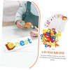 FELTECHELECTR 1 Set Alphabet Spelling Game of Wooden Puzzle Letter