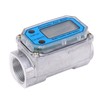 Mini Digital Turbine Flowmeter Diesel Fuel Flow Meter 10‑200L 1"