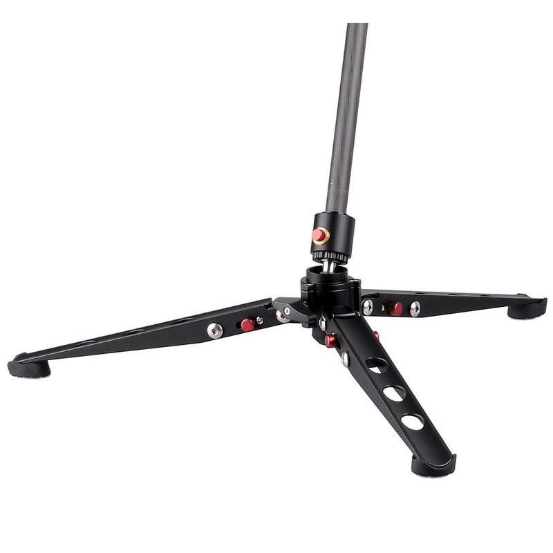Very stable Justino stand spider for monopods with lockable ball