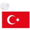 Turkey Flag 90 x 150 cm - Weatherproof Polyester Flag