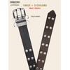 Premium Leather Reversible Double Prong Belt for Men for Jeans,