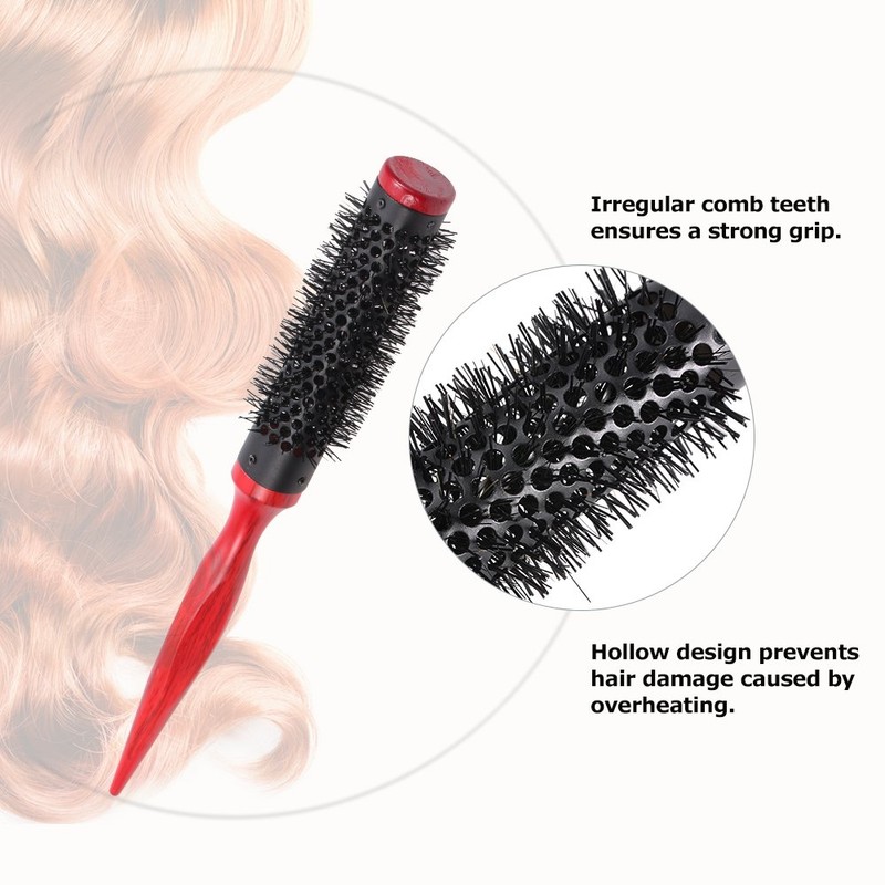 Walmeck 10mm Hair Round Brush Quiff Roller Comb for DIY