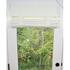 Dani Designs Co Washable 70" Long by 25" Wide French Door Curtain (Off White)