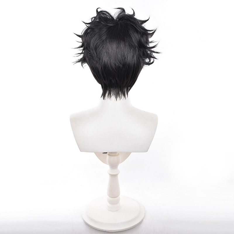 Soyusunny Short Cosplay Wig Costume Halloween Wigs for Women Men