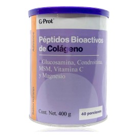 Péptidos De Colágeno Glucosamina Mg 400 G Naranja G-prot