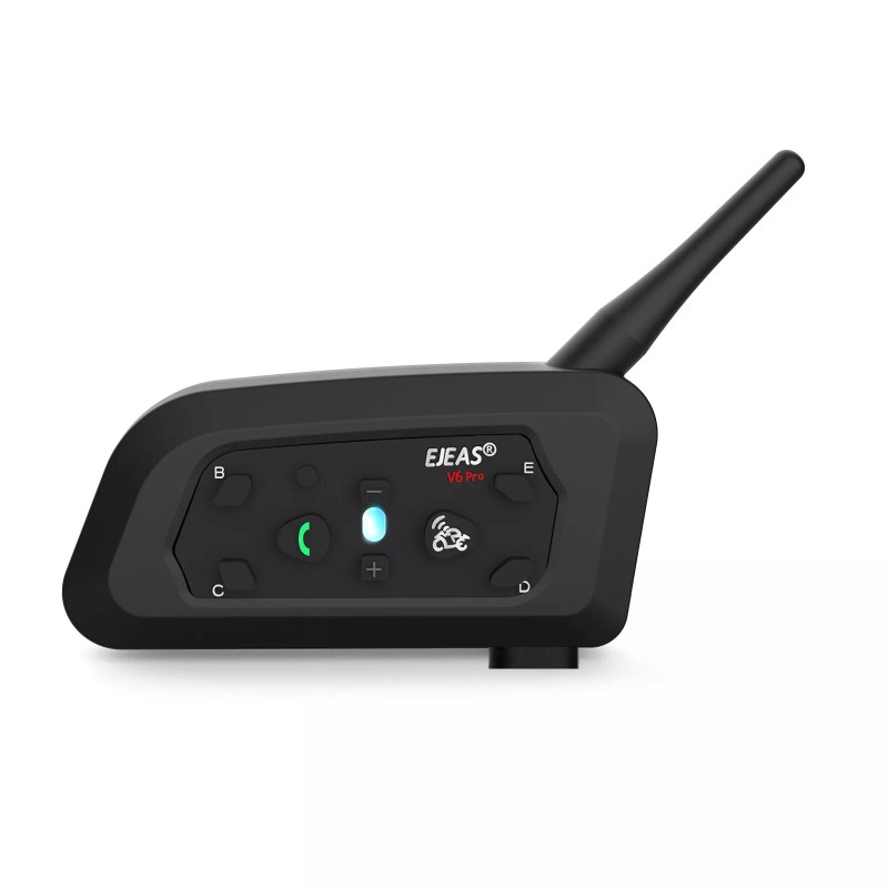 EJEAS V6 Pro Motorcycle Helmet Waterproof Bluetooth Intercom Headset Wireless