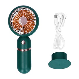 Mini USB Portable Fan Handheld Cooler Desktop Table Fan for Home Office Travel Outdoor Activities Summer Gift Green